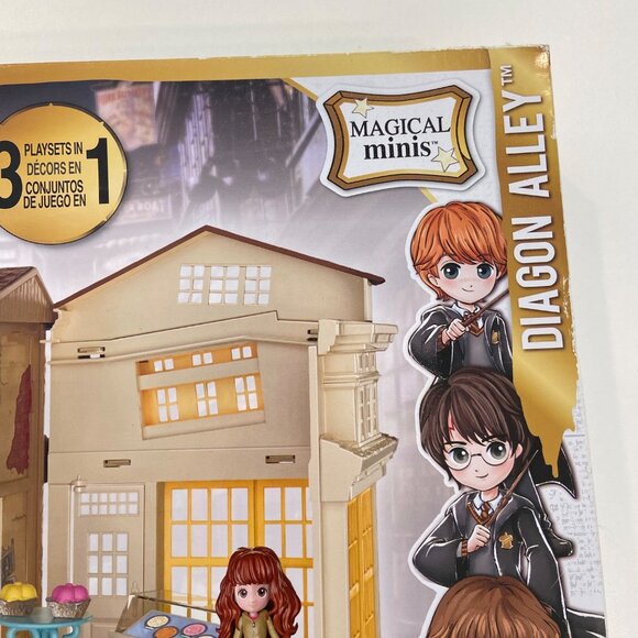 Wizarding World Harry Potter Magical Minis Diagon Alley Playset 3-In-1 With Figu - Picture 5 of 16